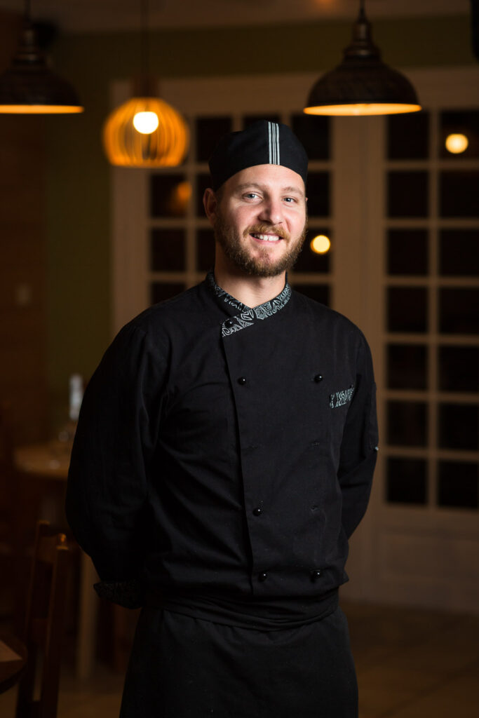 portrait d'un chef cuisinier par un photographe professionnel