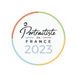 badge photographe Portraitiste de France 2023 basé à chambéry