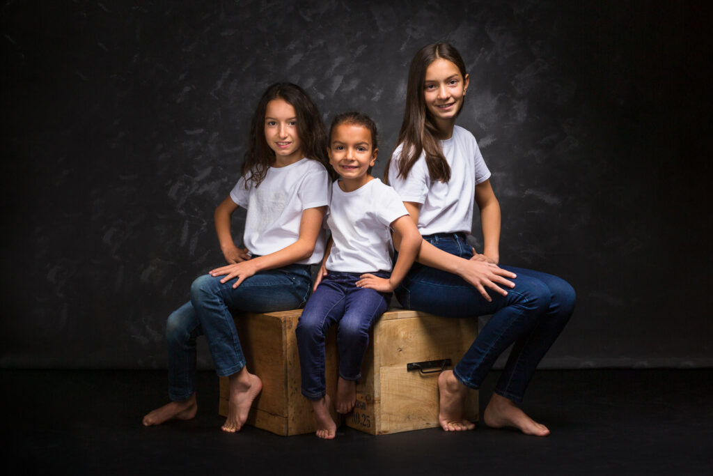 photo d'un groupe de soeurs en studio à Chambéry