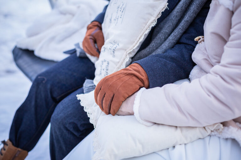 photographe mariage d'hiver en haute savoie