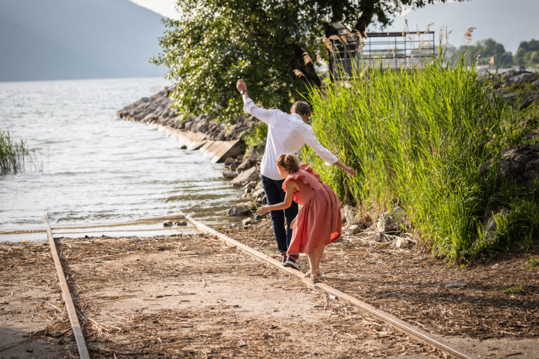 moments à partager en famille lors d'une séance photo