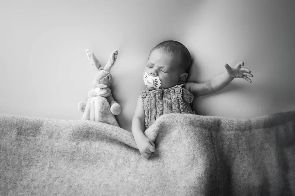 Séance photo bébé en studio