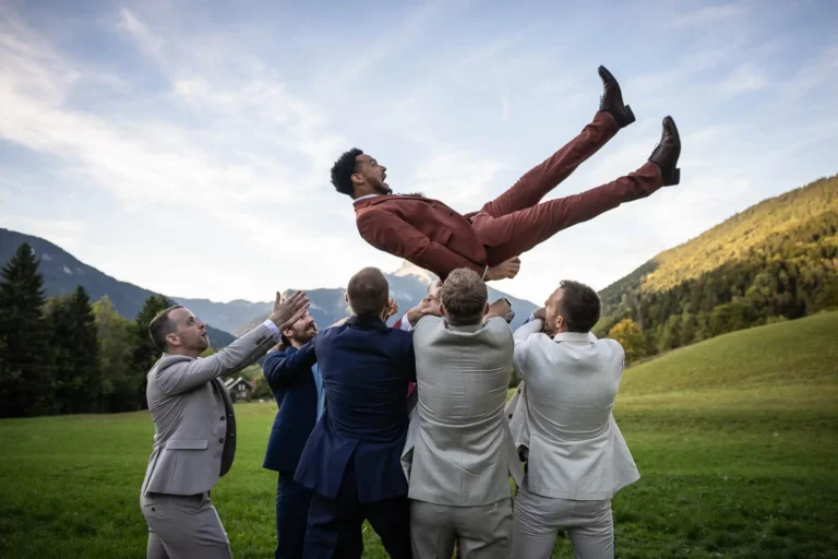 photographe mariage lancer de marié