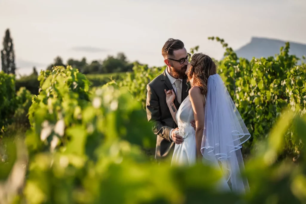 photo de couple des mariés